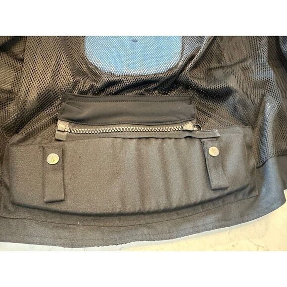 Joe Rocket Men's Mesh Padded Black Motorcycle Jacket Size M Tall - Picture 8 of 15